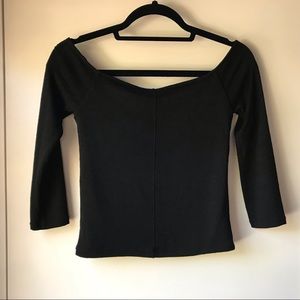 Rag & Bone Black “Donna” Top NWT